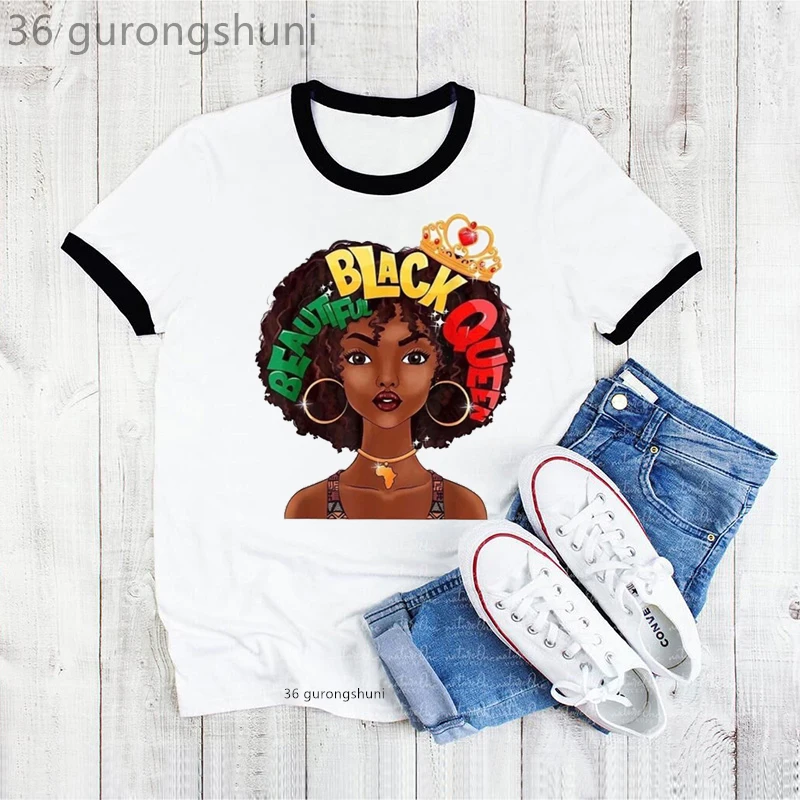 Летняя модная черная женская футболка с графическим принтом Diva черными