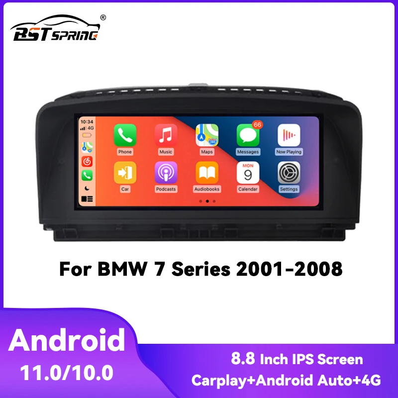 

Автомобильный dvd-плеер Android мультимедийный плеер для BMW 7 серии E65 E66 2002 2003 - 2008 CCC система Carplay GPS навигация