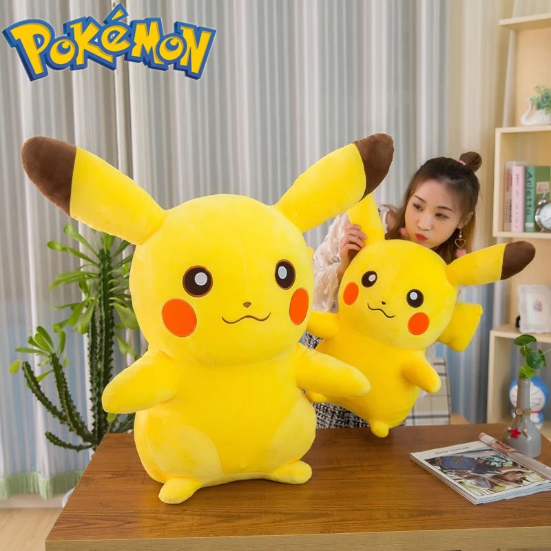 

35cm-65cm Anime Pokemon Pikachu Plush Toys Stuffed Toys Japan Kawaii Pikachu Anime Dolls For Kids Birthday Valentines Gift