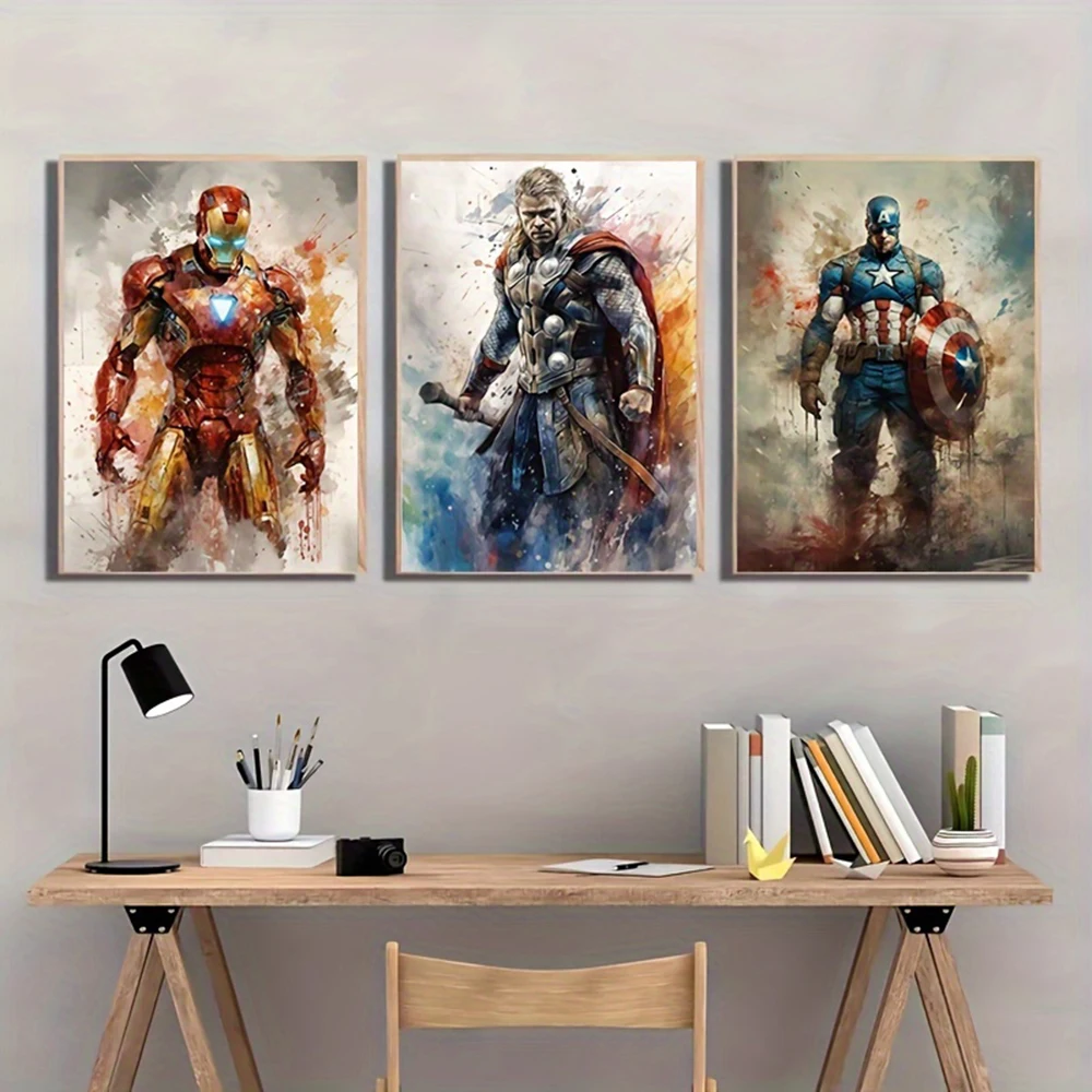 Холщовая картина с супергероями Диснея Халка постер на стену изображением