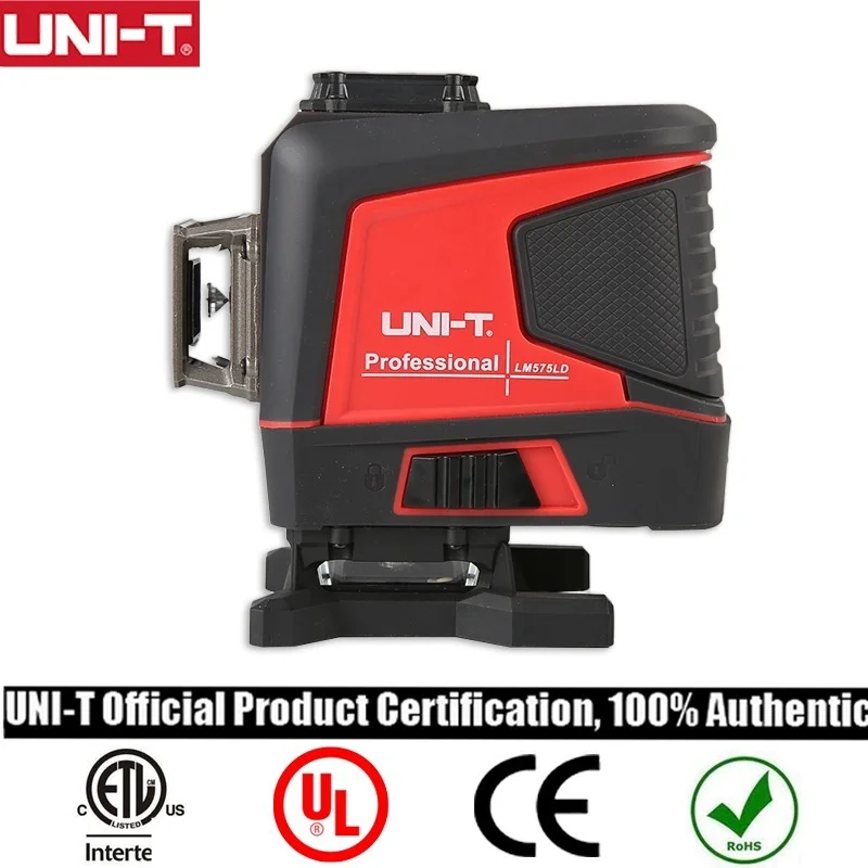 

UNI-T Laser Level LM576LD 16 Lines 3D Green Line Self Leveling Remote Control Horizontal Vertical Cross Green Beam Laser Leveler