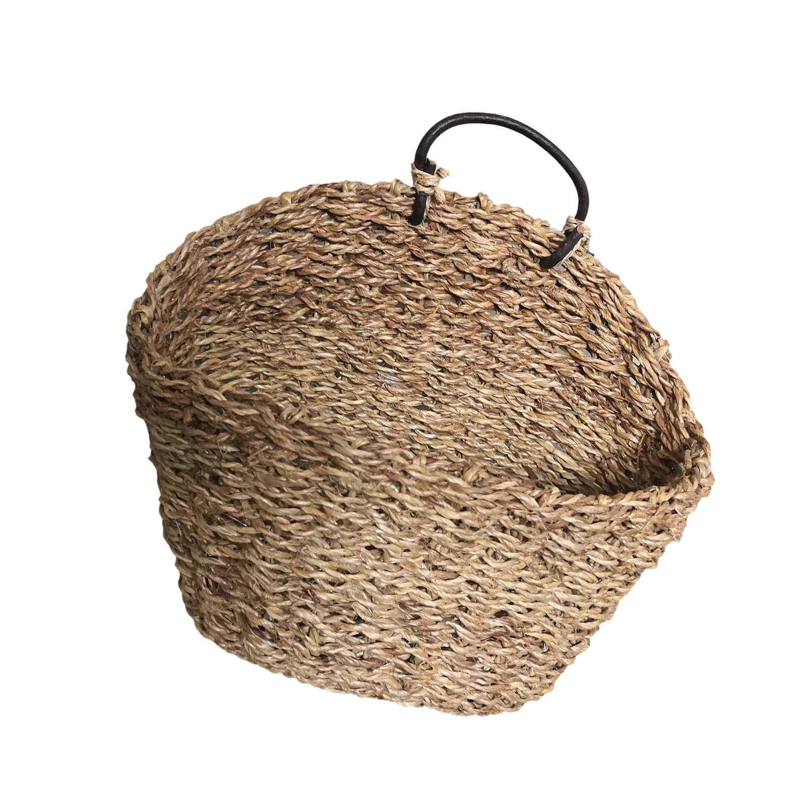 

Wall Woven Hangings Basket Flower Pot Holder Basket Decorative Jute Rope Belly Basket Exquisite Storage Organizer Wall-mounted