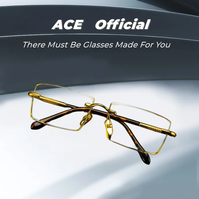 

Reading Glasses Man Natural Crystal Stone Lens Acetate Eyeglasses Frame Woman Luxury Brand Rimless Glass Presbyopia