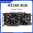 Оригинальная видеокарта SZMZ Radeon RX 580 470 570 8 ГБ GDDR5 256Bit видеокарта rx580 GPU 8 ГБ для майнинга без gtx 960 1050 1660 GPU
