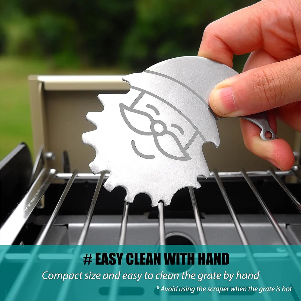 Скребок для гриля барбекю грили из нержавеющей стали очиститель решеток