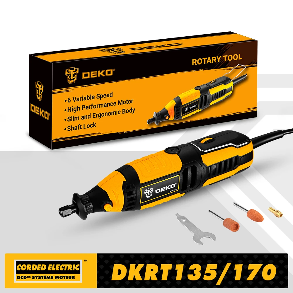 Электрическая дрель DEKO DKRT135ST/170ST 220 В переменного тока миниатюрный шлифовальный