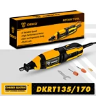 Электрическая дрель DEKO DKRT135ST170ST 220 В переменного тока, миниатюрный шлифовальный станок с переменной скоростью, вращающийся инструмент для шлифовкирезкишлифовкирезьбы по дереву