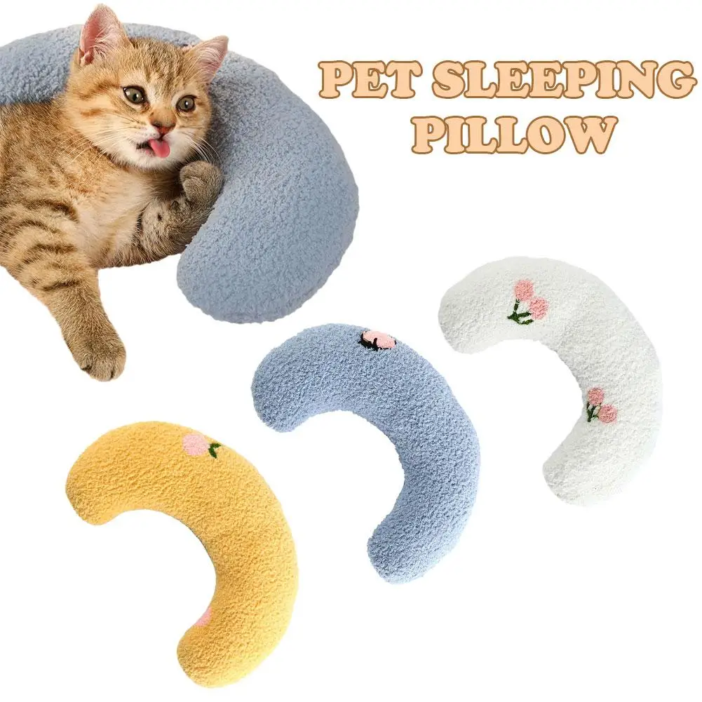 

Little Pillow For Cats Fashion Neck Protector Deep Sleep Puppy U-Shaped Pillow Cat Pillow Kitten Headrest Dog Sleeping Pill M3D6
