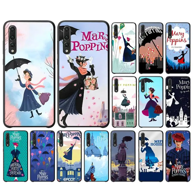 

Disney Mary Poppins Phone Case for Huawei P30 40 20 10 8 9 lite pro plus Psmart2019