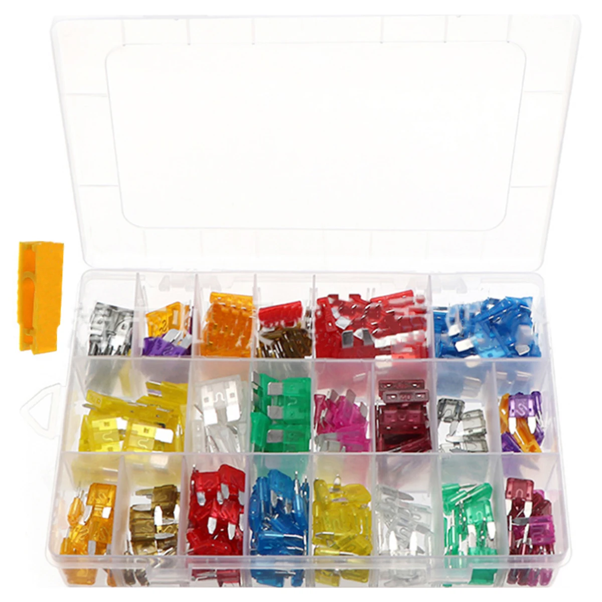 

New 300 Pcs Car Fuses Automotive Assortment Kit Aluminium Car Blade Fuse Kit 1A/2A/3A/5A/7.5A/10A/20A/30A/40A Mini & Standard