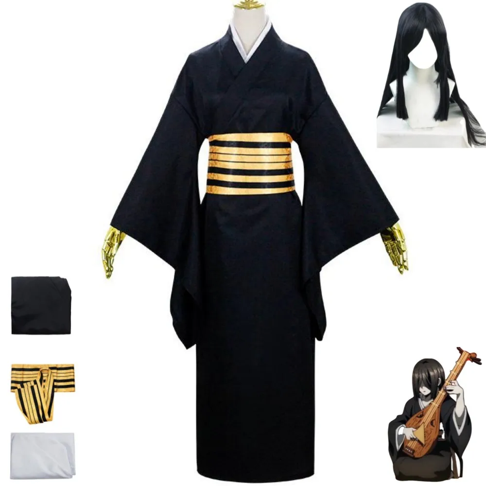 

Костюм для косплея из аниме «рассекающий демонов», кимоно из м/ф «No Yaiba Nakime», костюм в японском стиле, костюм для мужчин и женщин