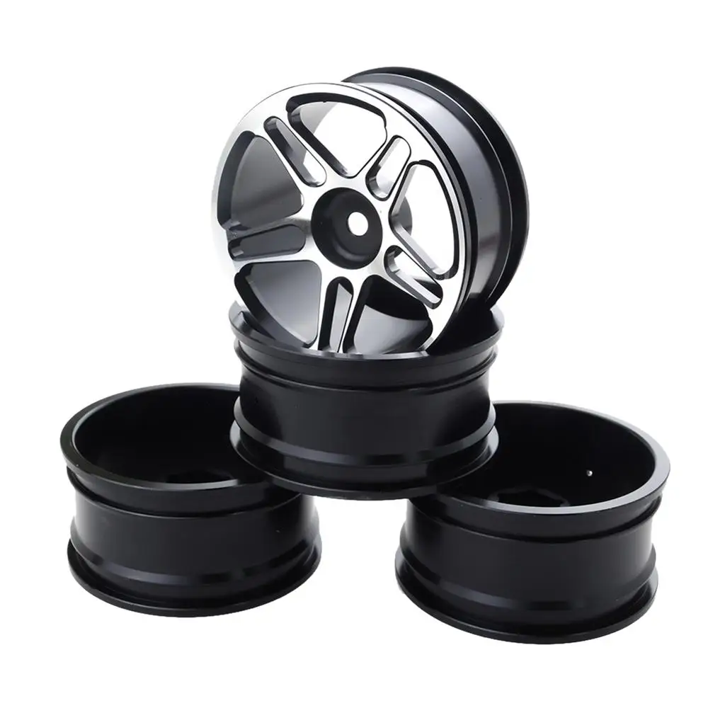

set of 4 Aluminum Alloy Wheel Rims for HSP HPI Team RC Car