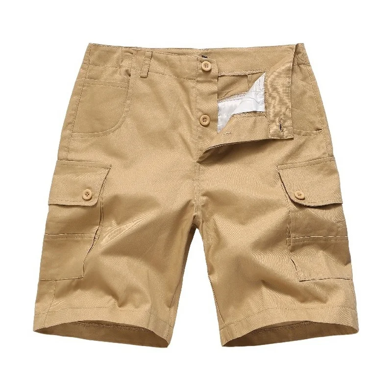 Cargo Shorts Men Summer Fashion Streetwear Knee Length Bermuda Shorts Work Wear Military Tactical Short Homme Plus Size 남성의류