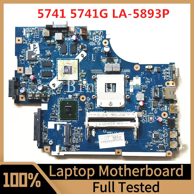 Материнская плата для ноутбука ACER Aspire 5741 5741G, 100% протестированная