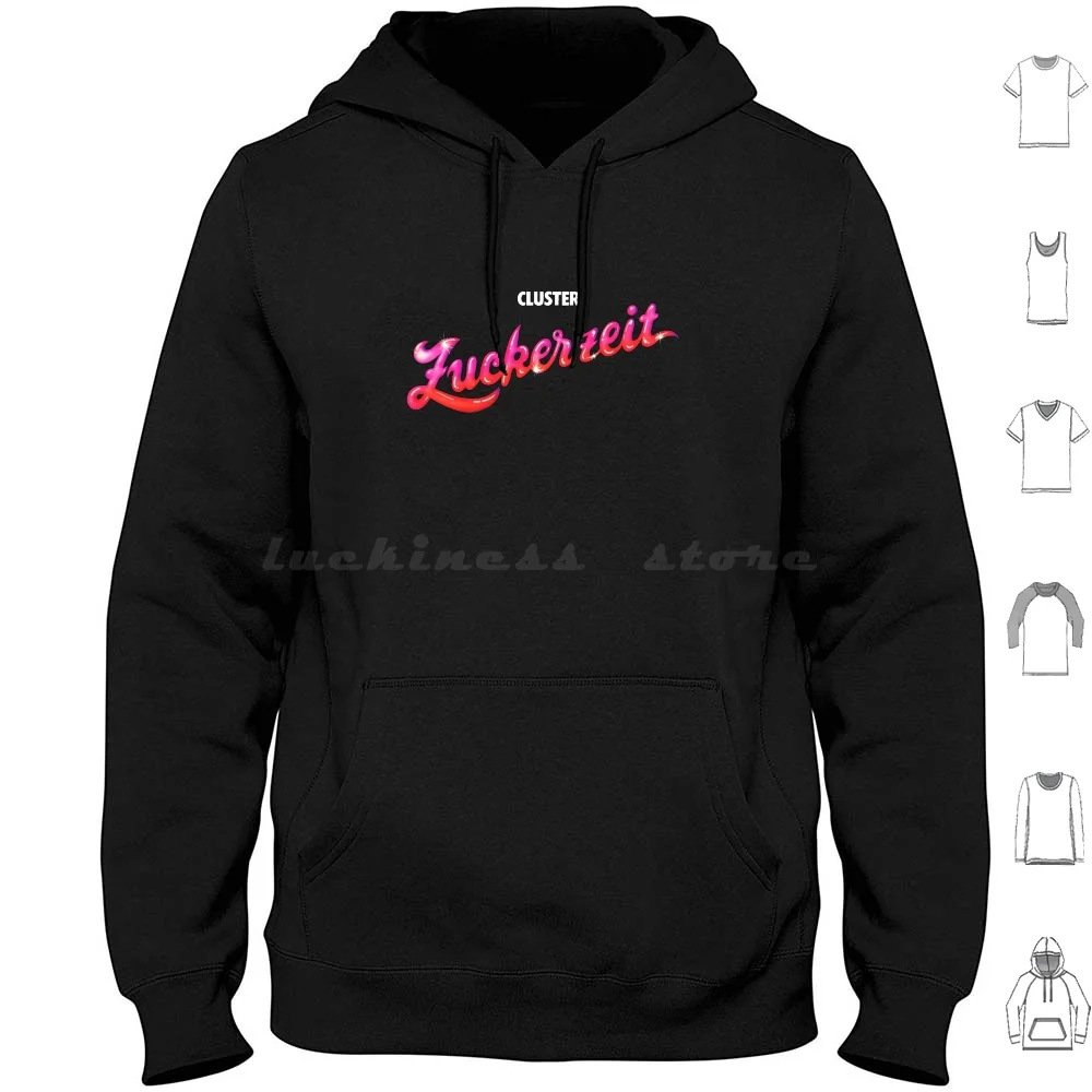 

Cluster-Zuckerzeit Hoodies Long Sleeve Cluster Krautrock Zuckerzeit Electronic