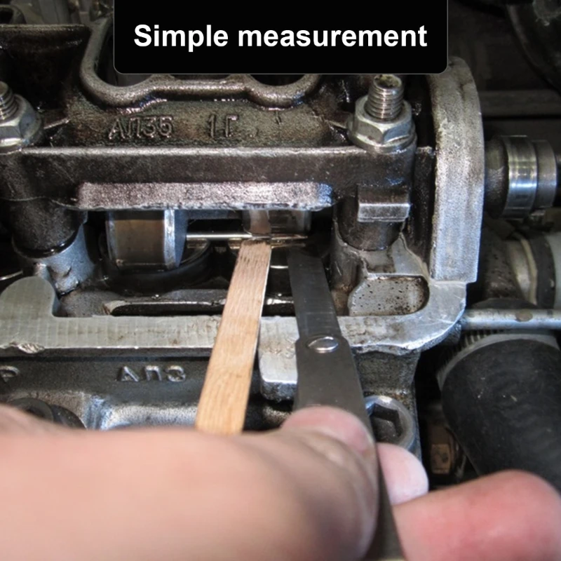 Измерительный инструмент с щупом двойной маркировкой в ​​метрической и