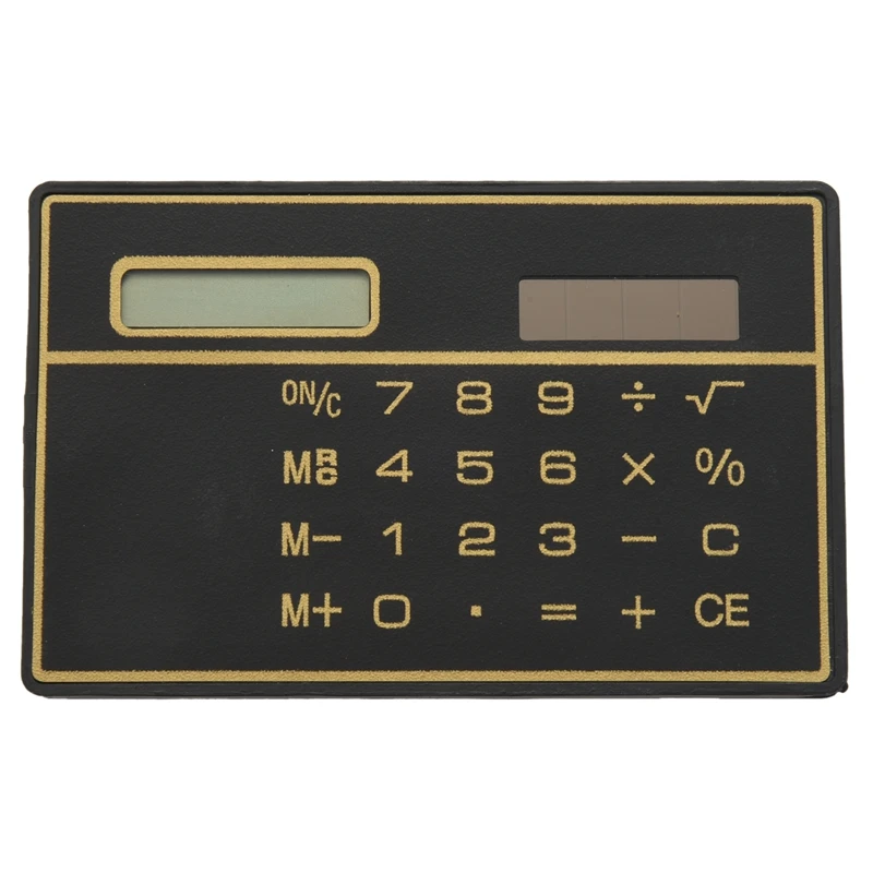 

Ультратонкий карманный мини-калькулятор на солнечной батарее, 8 цифр