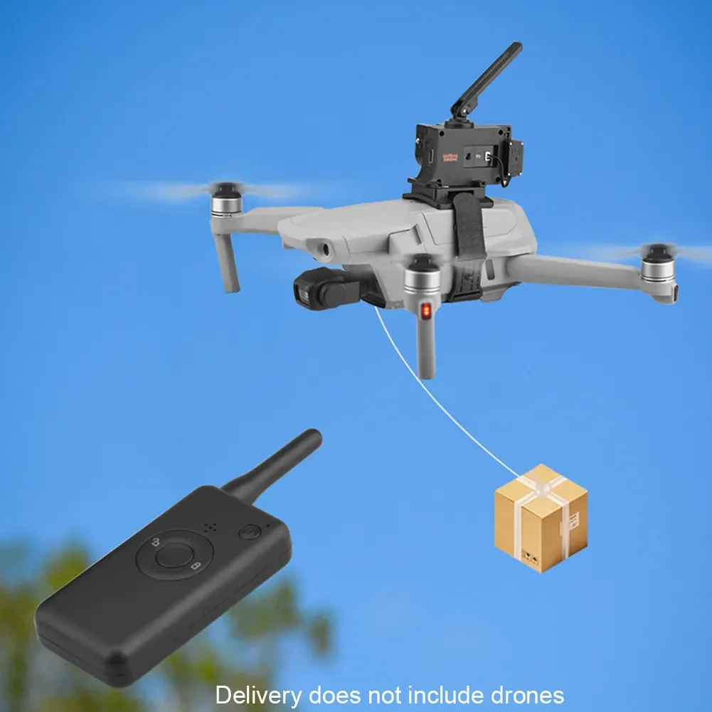 Bottom Mounting Universal Remote Control Fishing Bait Delivery Drone Thrower Air Dropping System For DJI MAVIC 2 enlarge