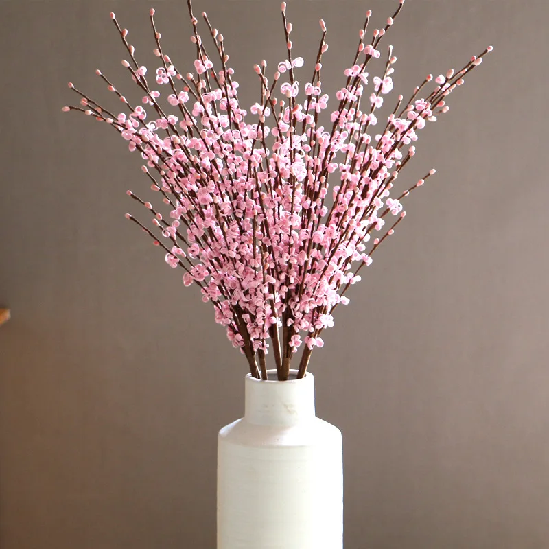 

Artificial Flower Pe Spring Flower Plum Blossom Jasmine Fake Flower Home Living Room Decoration Bouquet