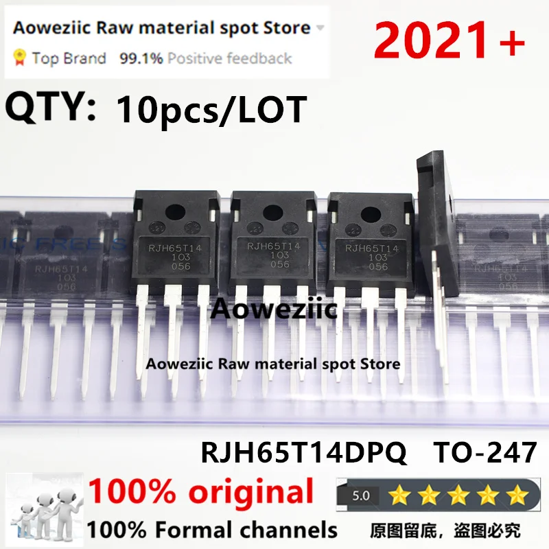 

Aoweziic 2021+ 100% New Imported Original RJH65T14DPQ RJH65T14 TO-247 IGBT FET 100A 650V