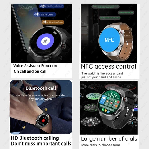 GT Series Watch 4 Pro NFC Мужские Спортивные Умные Часы