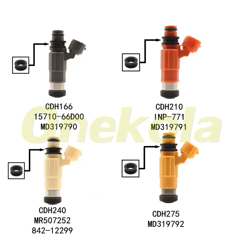 100 шт. резиновые уплотнения топливной форсунки проставка 15*6 6 мм внешний диаметр: