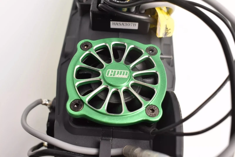 Вентилятор охлаждения с металлической рамой для ARRMA 1/10 горгон 4X2 MEGA 550 щеточный