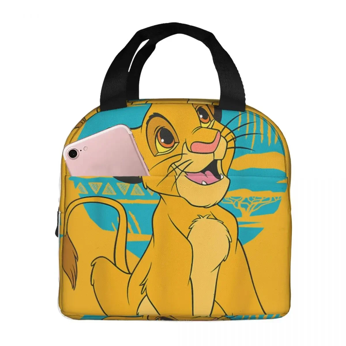 Simba Happy Blue Ланч-бокс Классическая Изоляция Из Алюминиевой Фольги С Усиленными