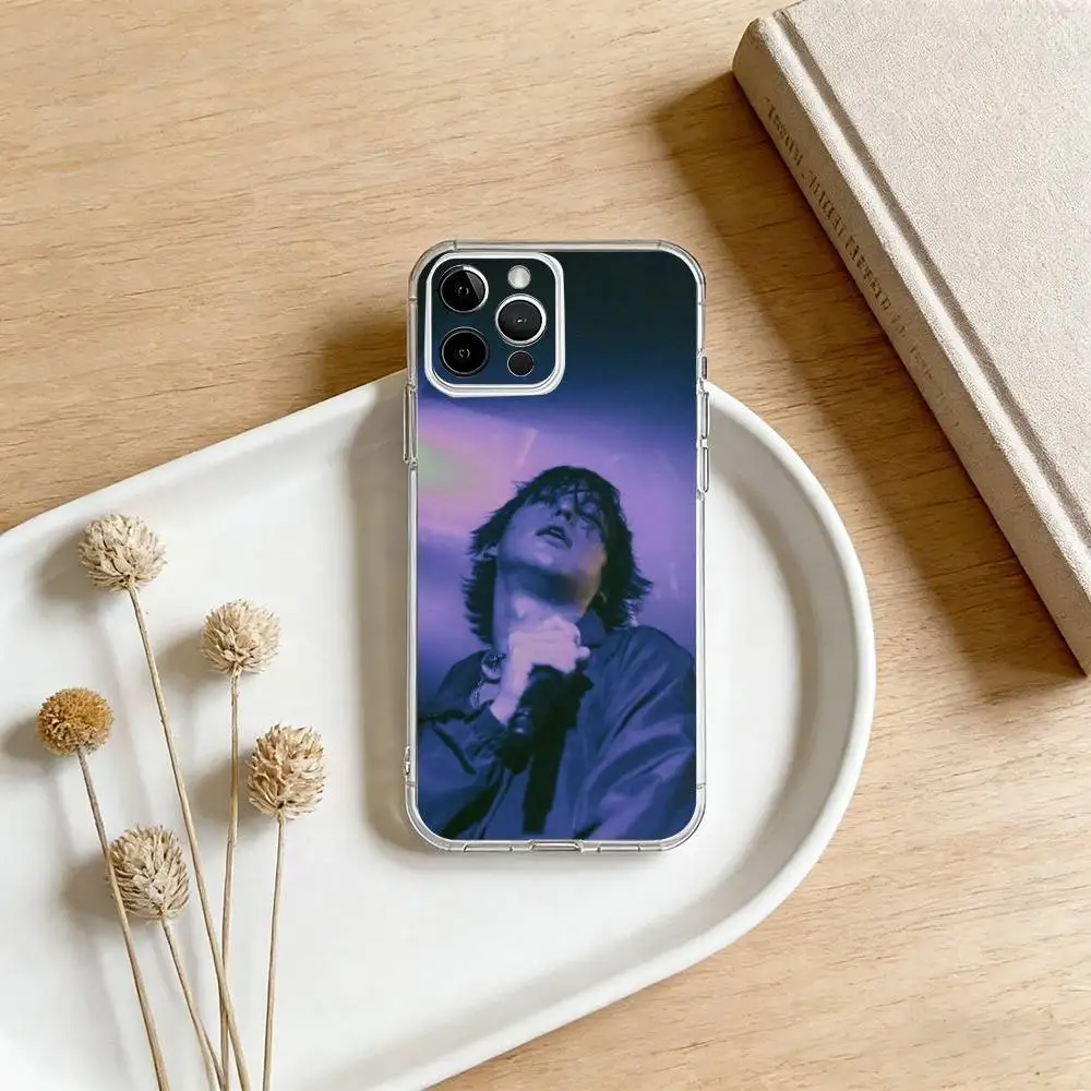 Фото Чехол для телефона Singer J-Joji Smithereens для iPhone 17 16 15 14 13 12 11 Mini Pro Max Plus, прозрачный чехол. №4