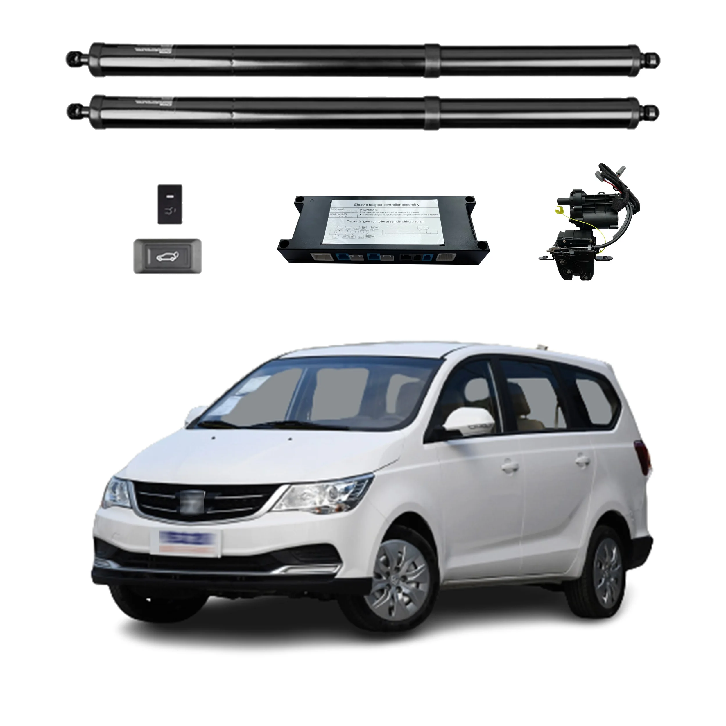 

For Wuling Crotez 2017+ Smart Power Tailgate Rear Door Auto Trunk With Remote Control Hands-Free Optional Obstacle Detection