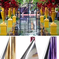 Shiny 1.2M x 20 Meter  Mirror carpet or T-stage Aisle Runner For Wedding Party Decoration