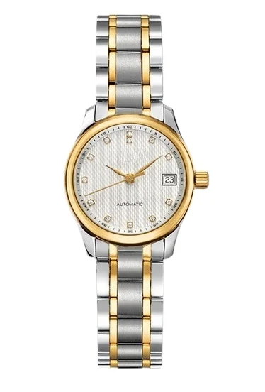 

High-Top Womens Sport Fashion Silver Gold White Dial Watch Master Style Mechanical Automatic Watches Stainless Steel Sapphire