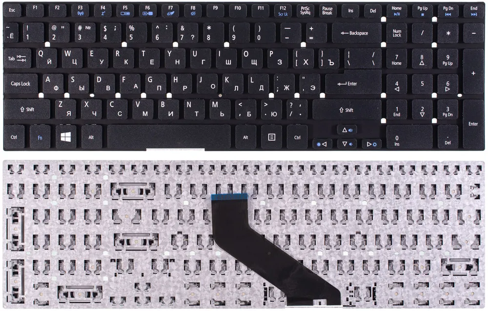 Клавиатура черная для Compal PK130N41A04 |