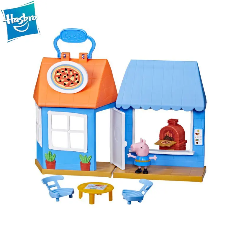 

Hasbro Peppa Pig Peppas Adventures Peppas Family House Playset Pizza Place Playset Children's Play House Toy F2169