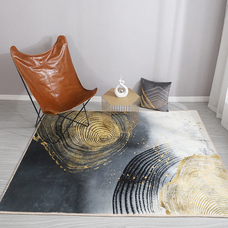 

Скандинавский минималистичный ковер, комнатные прикроватные Коврики для спальни, декоративные коврики для спальни, коврики для салона