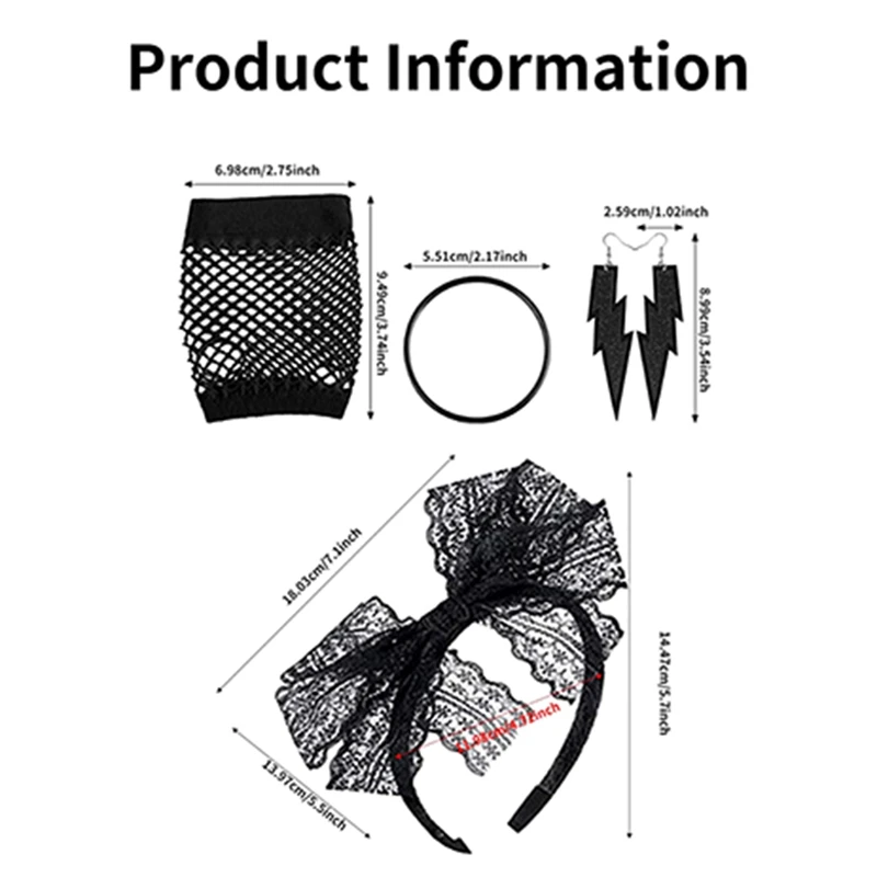 Аксессуары для женских нарядных платьев 80-х годов-стиль ретро набор аксессуаров
