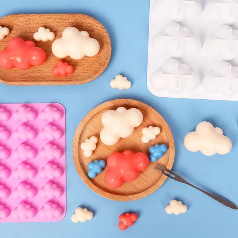 

36 Cavities Cloud Shape Silicone Mold Fondant Cake Decor DIY Jelly Ice Cube Pudding Baking Tool Epoxy Resin Mold Bakeware