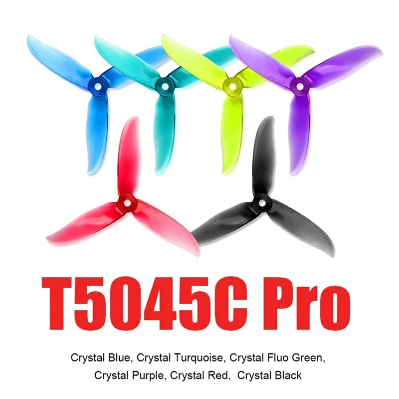 

2 пары Dalprop Cyclone T5045C PRO 5045 3 Лопасти 5x4,5 CW CCW Пропеллер для радиоуправляемого квадрокоптера дрона гонок для двигателя FPV