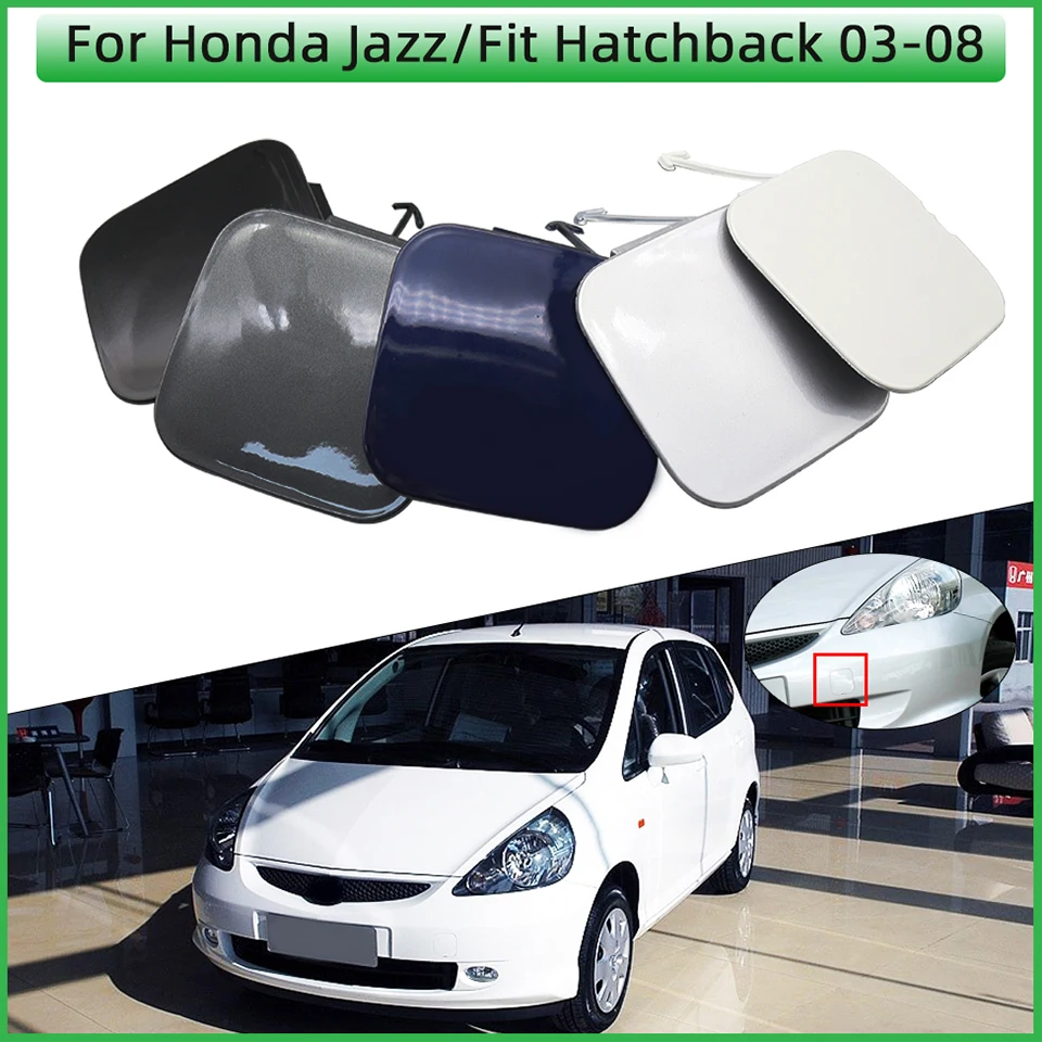 

Front Towing Hook Eye Cover Cap For Honda Fit Jazz GD GD1 GD3 2003 2004 2005 2006 2007 2008 Tow Hooking Lid Hauling Garnish