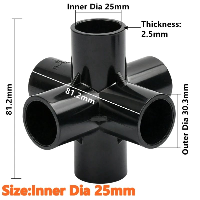 

Черный соединитель для труб из ПВХ SHSMFC