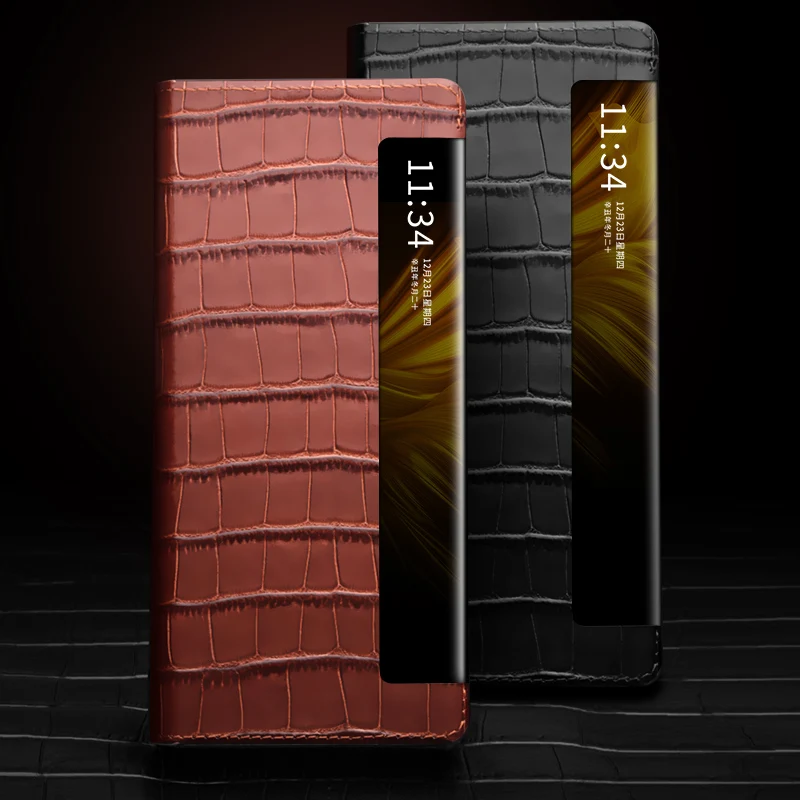 Чехол QIALINO для Huawei Mate X2 защитная задняя крышка из натуральной кожи x2 чехол с