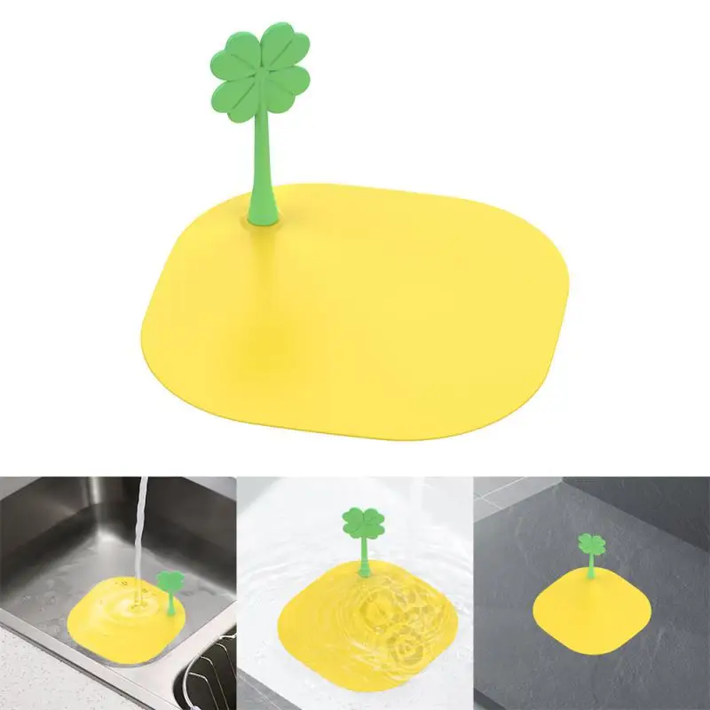 

Silicone Anti-Blocking Strainer Floor Shower Drain Cover Bathroom Deodorant Plug Dish Washing Sink Filter Kitchen Accessories