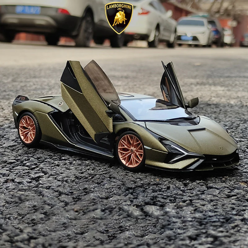 

Bburago 1:24 Lamborghini Sian FKP37 Supercar Terzo Alloy Car Model Diecasts & Toy Vehicles Collect Car Toy Boy Birthday gift