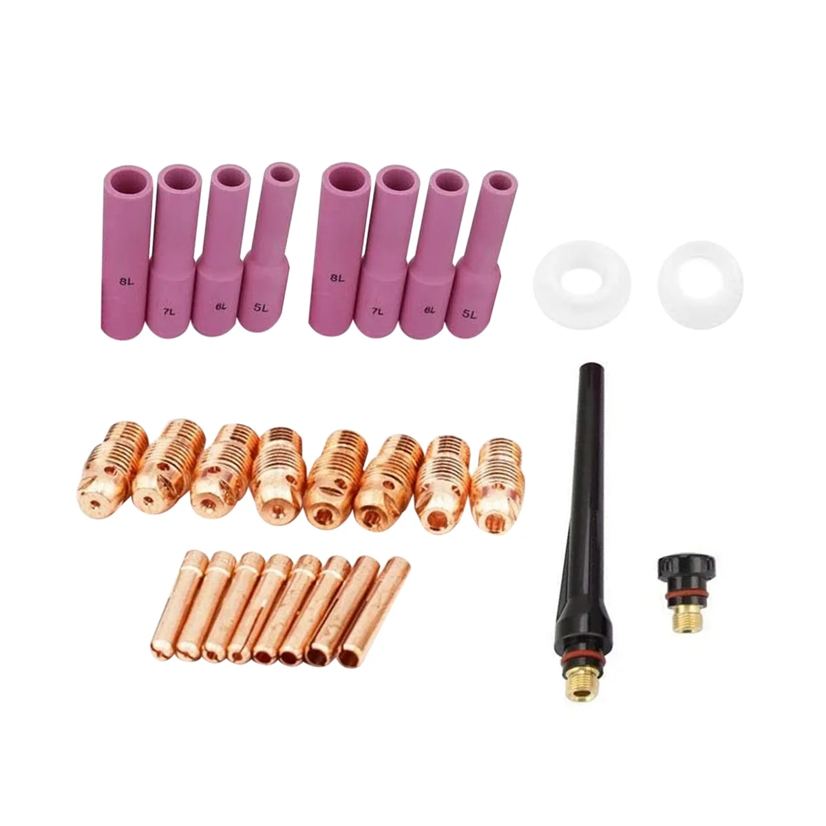 

Женская длинная глиноземная насадка, кольца, кольца, подходят для телефона DB 17 18 26 28PK