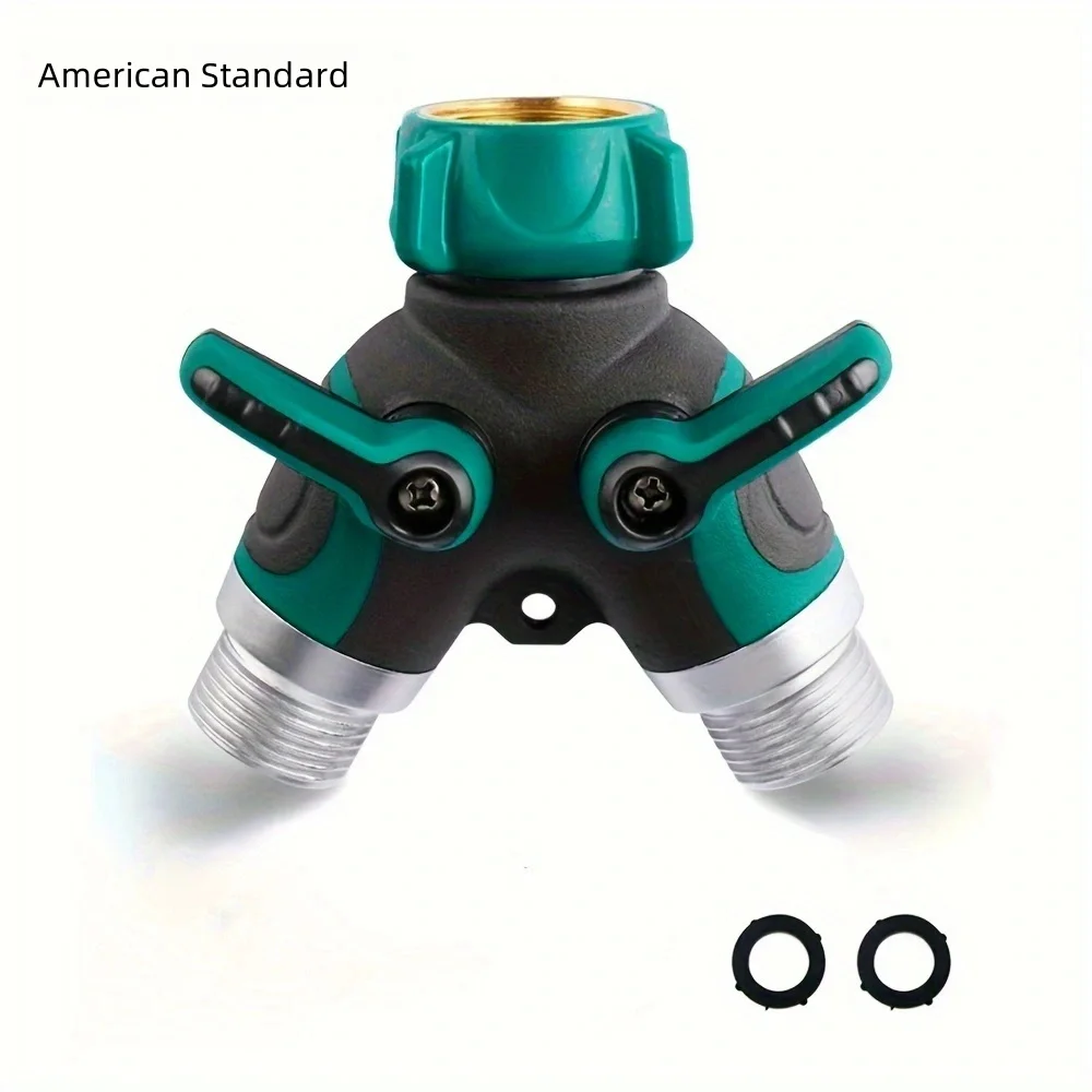 Разветвитель шланга для орошения двунаправленный 3/4 дюйма