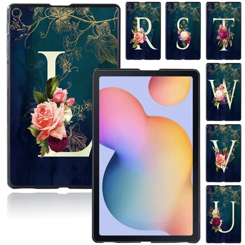 

Чехол для планшета Samsung Galaxy Tab S4 S6 S5e S6 lite S7 A 8,0 A7 10,4 T500 A7 Lite T220 T225 8,7 ", чехол с 26 буквами и цветами