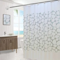 shower curtains 180cm white geometric curtain for bathroom with hooks water proof peva fabric modern style classic bath curtains
