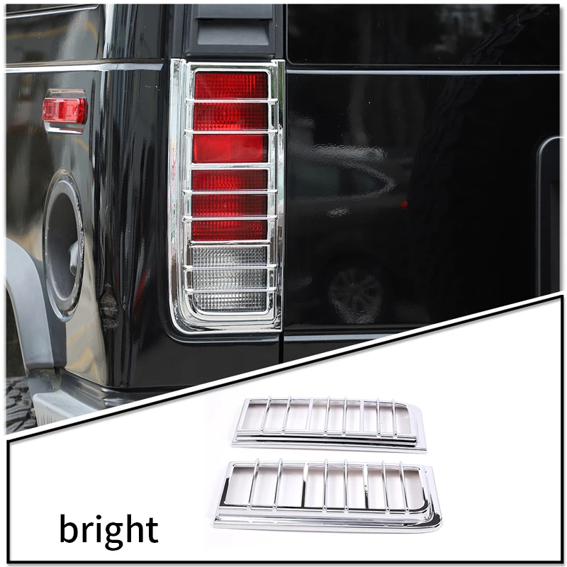 

Для заднего бампера автомобиля HUMMER H2 2003-2009, задняя крышка заднего бампера, защитная рамка заднего фонаря, аксессуары из АБС-углеродного волокна с рисунком