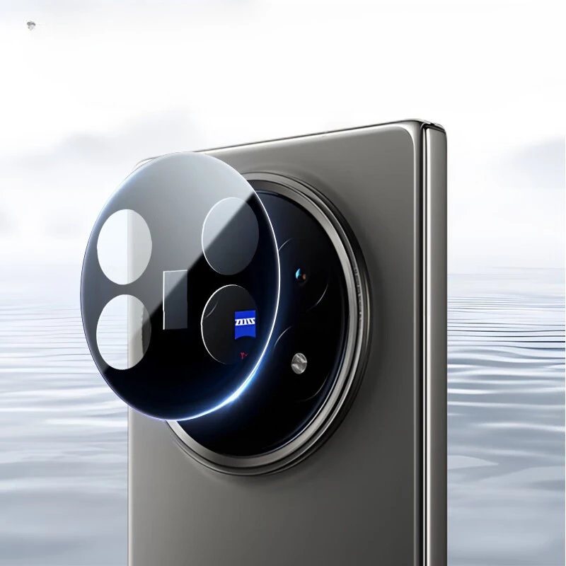 Фото Чехол для объектива 3D-камеры для Vivo X Fold 5, задняя защитная пленка из закаленного стекла для камеры Vivo X Fold5, кольцевая пленка для объектива №2