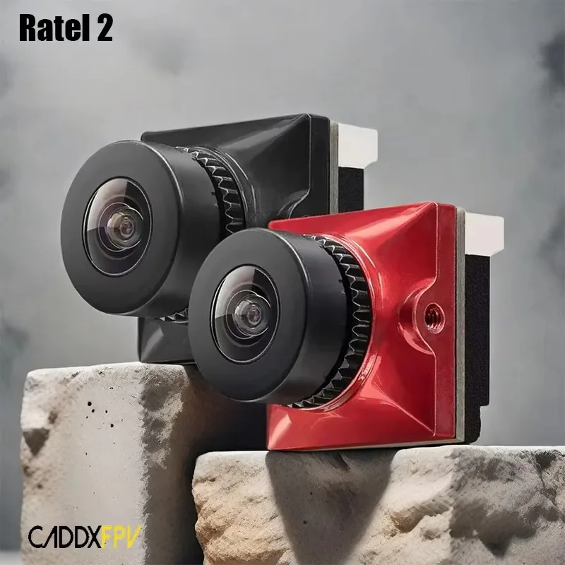 Фото Камера DroMaCaddx Ratel 2 V2 FPV с объективом 2.1 мм, переключаемым режимом 16:9/4:3 NTSC/PAL и сменным объективом, микро-камера для FPV-дронов. №3